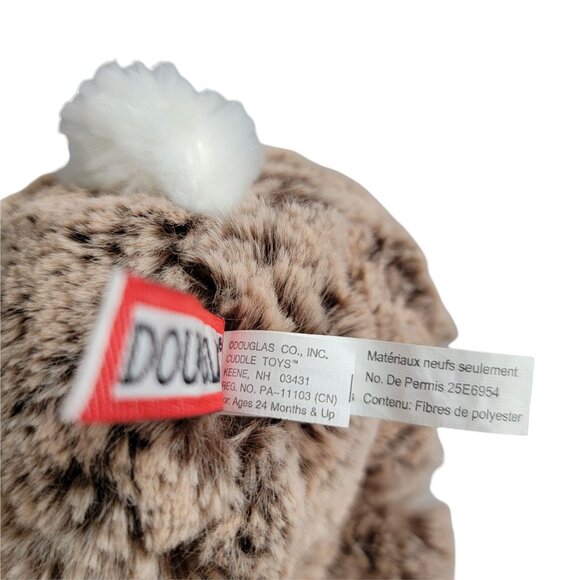 Douglas Cuddle Toy Brown Rabbit 8 in Plush Easter Bunny Realistic Stuffed Animal - Picture 5 of 7